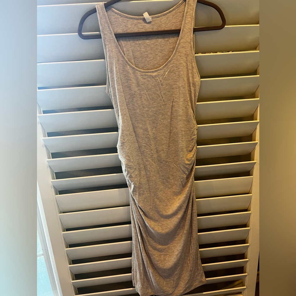 Pink blush maternity dress